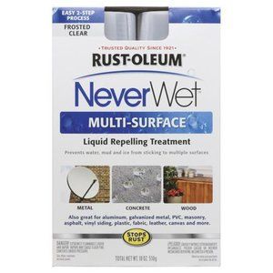 NIB Rustoleum NeverWet Never Wet Liquid Repelling Treatment [Frosted Clear]
